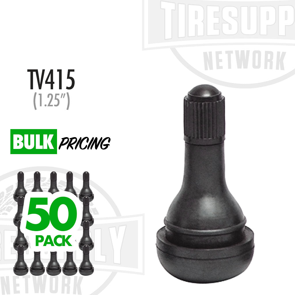 1.25&quot; Rubber Snap-In Valve Stem (TV-415*)