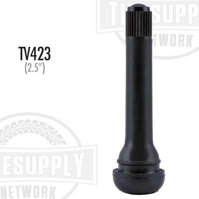 TV423 2.5" rubber snap in valve stem