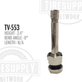 Alcoa O-Ring Seal Straight Metal Valve Stem 9.7mm Hole - Choose Style (TV-553)