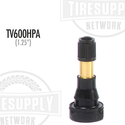 TV600HPA 1.25" pressure rubber snap in valve stem