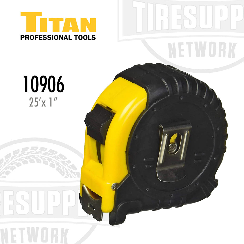 Titan Tools | Tape Measure 25′ Length x 1″ Width (10906)