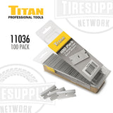 Titan Tools | Single Edge Razor Blades - 100 Pack (155134)