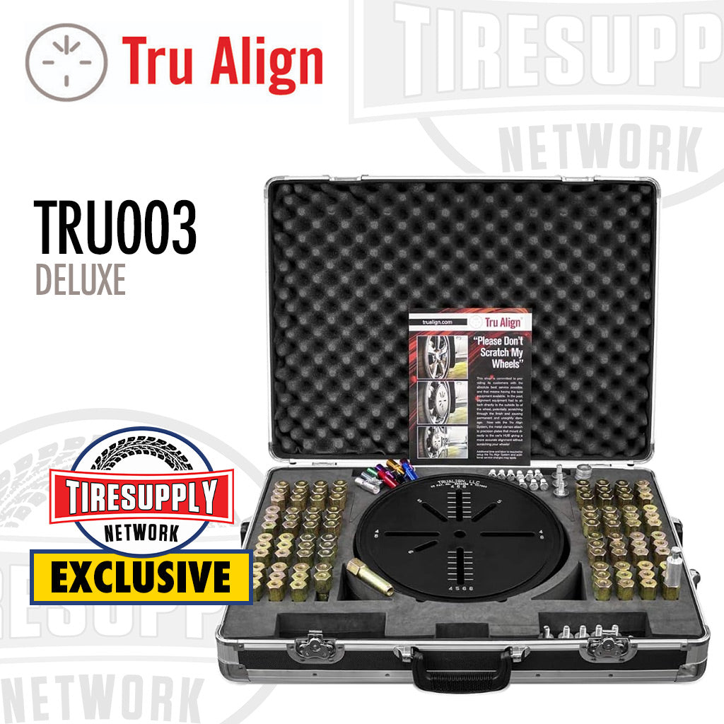 Tru Align | Deluxe Wheel Alignment Adapter Kit - Anti-Scratch Tool for Rims (TRU003)