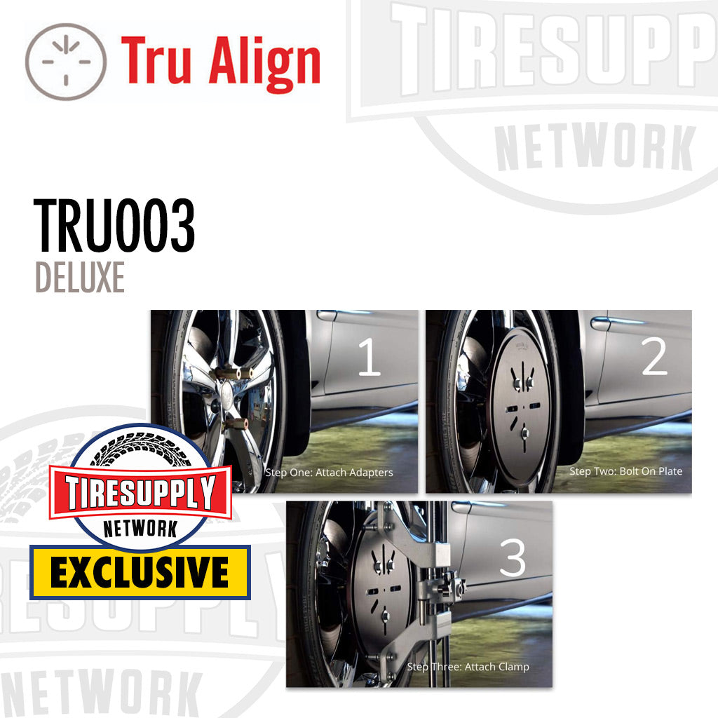 Tru Align | Deluxe Wheel Alignment Adapter Kit - Anti-Scratch Tool for Rims (TRU003)