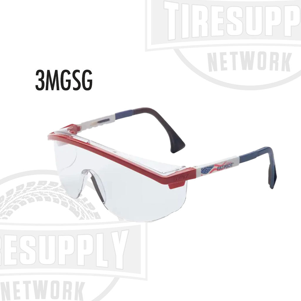 UVEX Patriot Glasses Clear Lens (UVX1169)