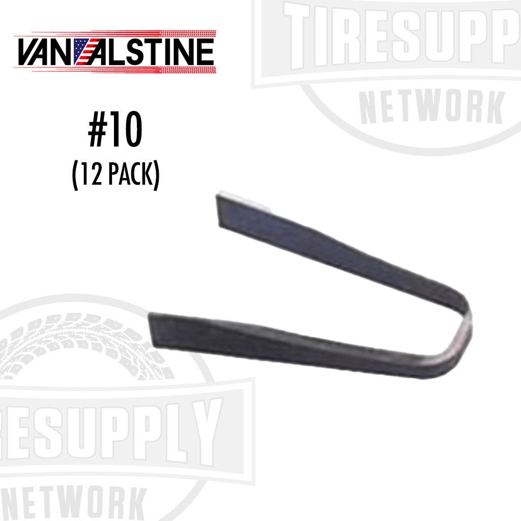 Van Alstine | Flat Bottom V #10 Grooving Blades (12 per Pack)