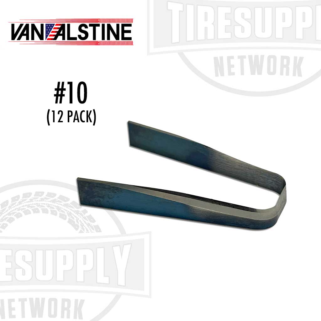Van Alstine Flat Bottom G #10 Grooving Blades (12 per Pack)