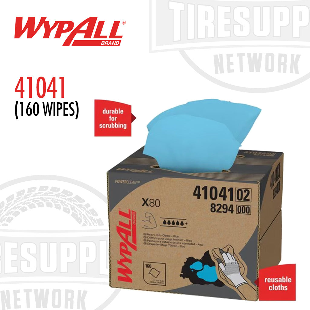 WypAll | X80 Blue Large Rag Box - 160 Wipes (KCC41041)