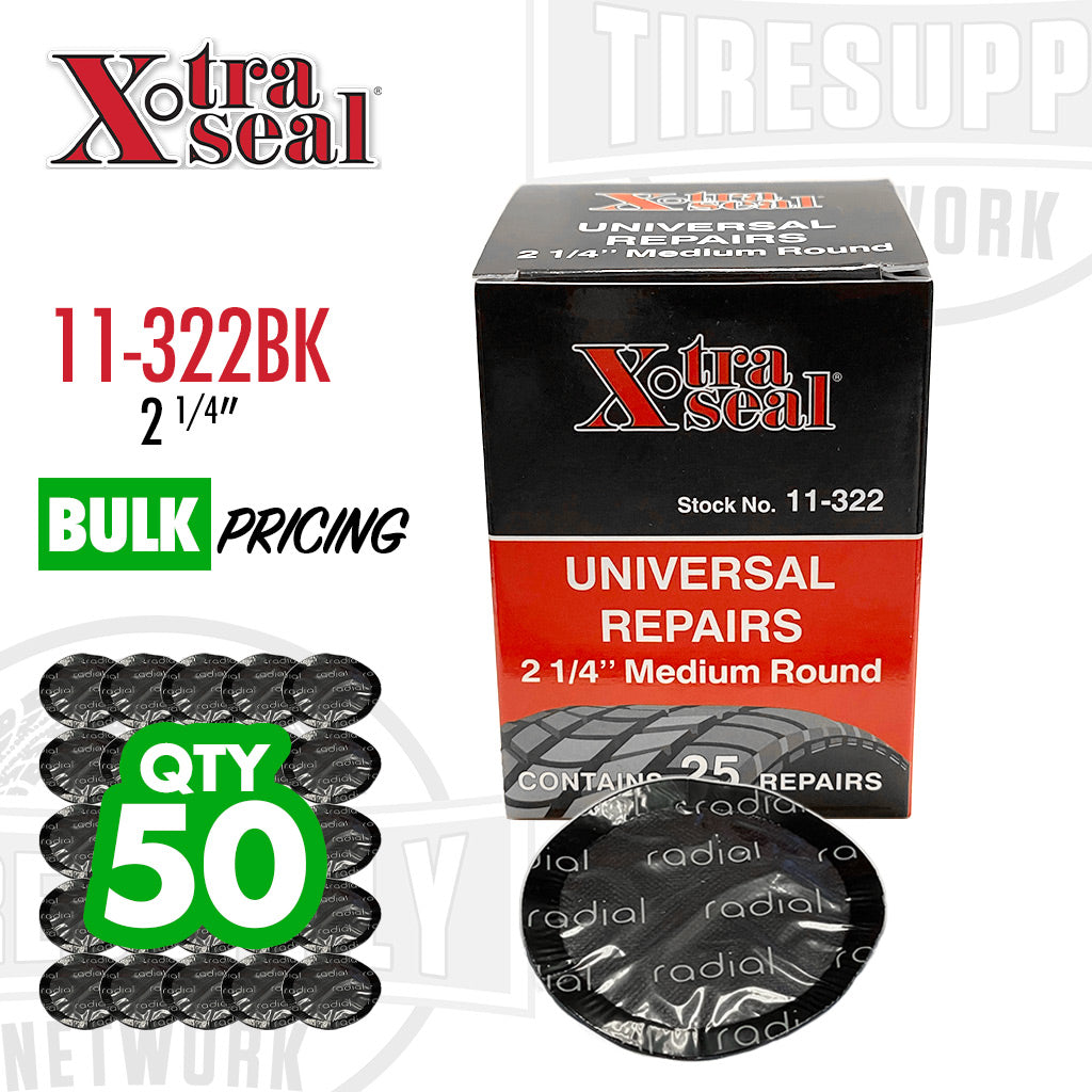 Xtra Seal | Medium Round Universal Radial Tire Repair Patch (11-322)