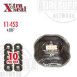 Packaging for Xtra Seal CP3 Bias Patch 2 Ply, indicating the product size of 4 3/8 inches and the quantity of 10 per box, with the brand logo and 'Made in U.S.