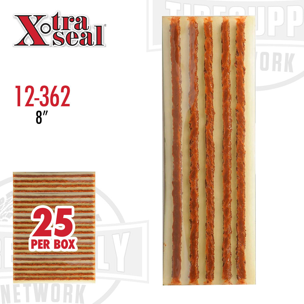 Xtra Seal | Fat Brown 8″ Universal String-Type Tire Repair Plug Inserts (12-362)