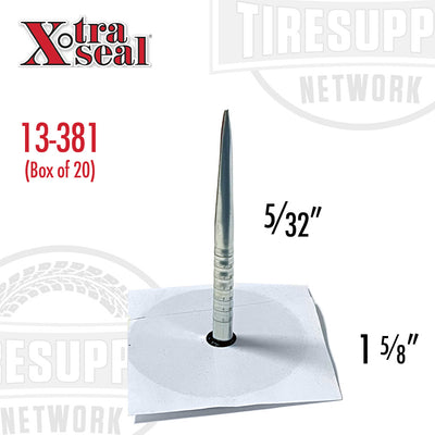 Xtra Seal 13-381 | Quilled Patch Plug Combo 1 5/8″ Round 5/32" Stem