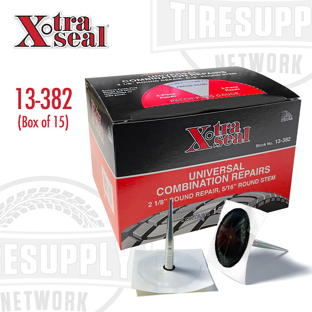 Xtra Seal 13-382 | Quilled Patch Plug Combo 2 1/8″ Round 5/16 Stem