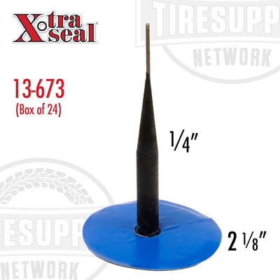 Xtra Seal 13-673 Box of 24 Lead-Wire Combination Repair Units - Dipped Patch Plug Combi 1/4″