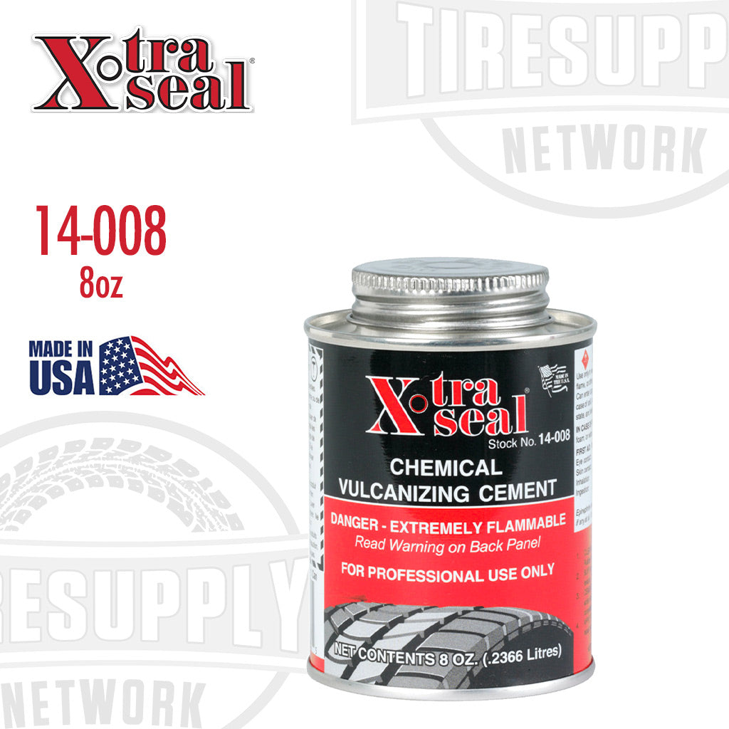 Xtra Seal | Chemical Vulcanizing Tire Repair Cement 8 oz Can (14-008)