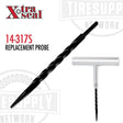 A black replacement spiral cement probe by Xtra Seal. 14-317S