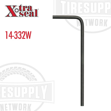 A black L wrench for quick change adapters with the Xtra Seal. 14-332W