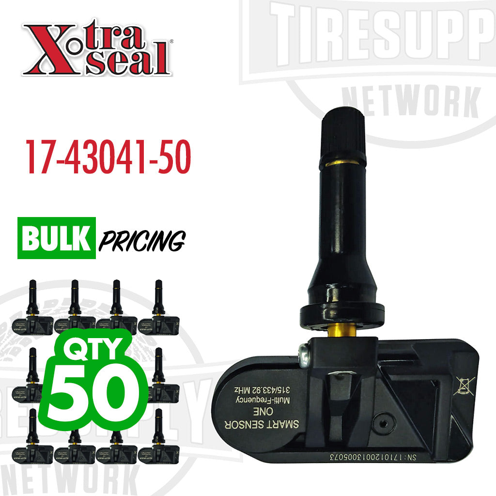 Xtra Seal | Universal Multi-Frequency TPMS Smart Sensor with Rubber Snap-In Valve (17-43041)