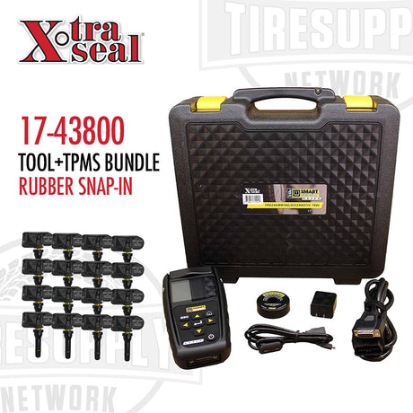 Xtra Seal 17-43800 Tool + TPMS Bundle Aluminum Clamp-In. Qty 16