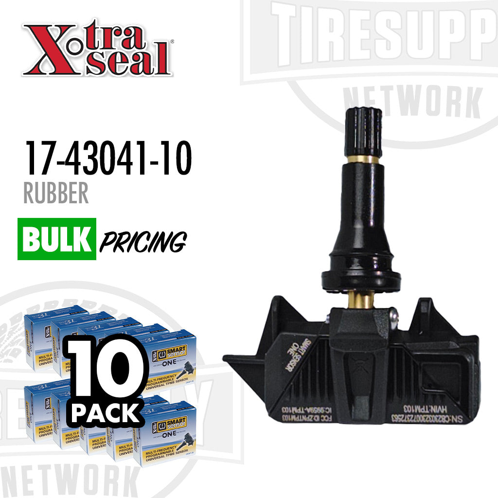 Xtra Seal | Universal Multi-Frequency TPMS Smart Sensor with Rubber Snap-In Valve (17-43041)