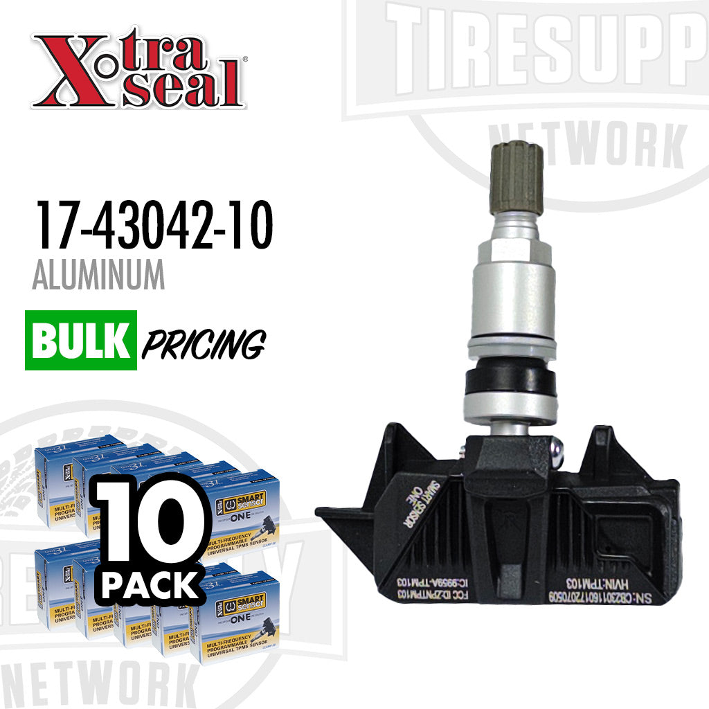 Xtra Seal | Universal Multi-Frequency TPMS Smart Sensor with Aluminum Clamp-In Valve (17-43042)