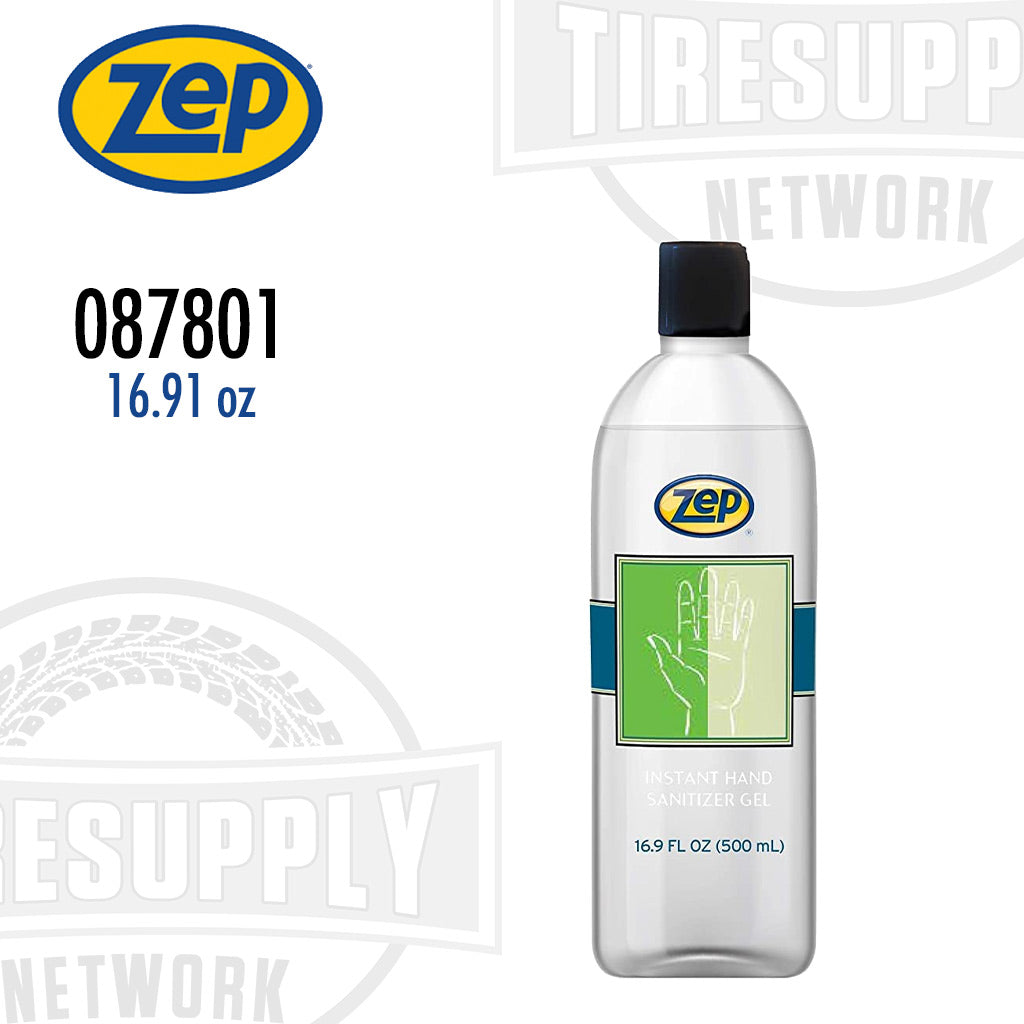 Zep | Instant Hand Sanitizer Gel 16.91 oz 500 mL Bottle - Single or Case of 12 (087801)