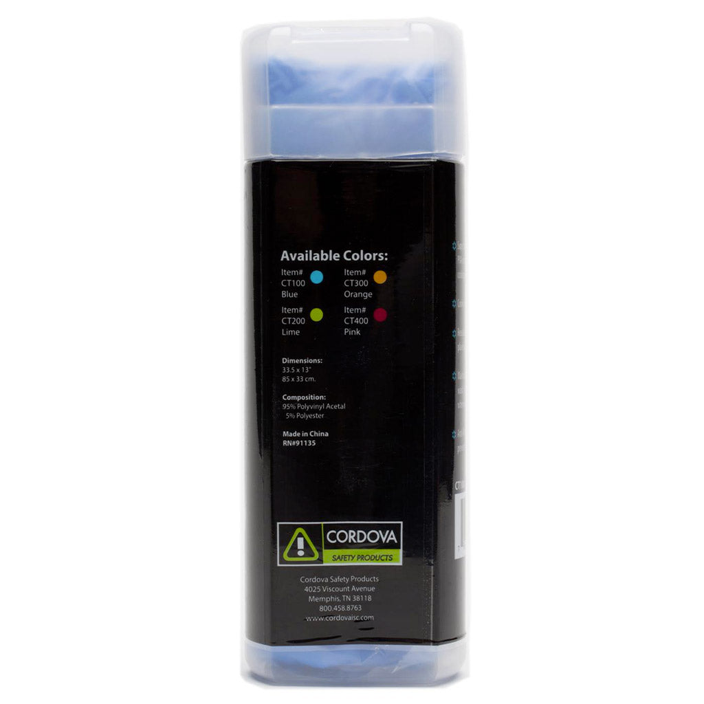 Cordova Safety Products | Cold Snap Blue Cooling Towel (CT100)