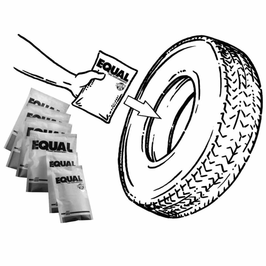 Equal Flexx EQFXWC32 | Tire Balancing 16 oz. Drop-In Single Bag or