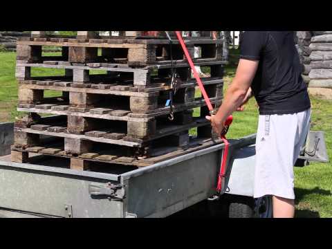 Bruno Wessel | Quickloader Retractable Ratchet Tie-Down Cargo Strap 25' x 2" with Double J Hooks, 10,000 lbs (QL1000FH)