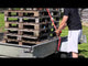 Bruno Wessel | Quickloader Retractable Ratchet Tie-Down Cargo Strap 25' x 2" with Double J Hooks, 10,000 lbs (QL1000FH)