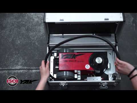 ESCO 92001 | Yak 2-Stage 22/11 Ton Portable Air Hydraulic Service Jack