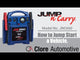 Clore Automotive | Solar JNC660 Jump-N-Carry 1700 Peak Amp 12 Volt Jump Starter (SOLJNC660C)