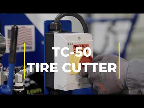 TSI TC-50 Tire Cutter | Choose Electric or Gas Powered