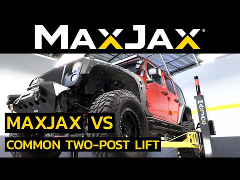 BendPak MaxJax M7K | 2-Post Lift 7,000-lb Capacity - Portable Garage Car Lift