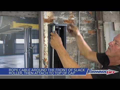 Forward Lift EFP8 | 4-Post Lift 8,000-lb Capacity - Vehicle Storage - 20″ Runways - Black