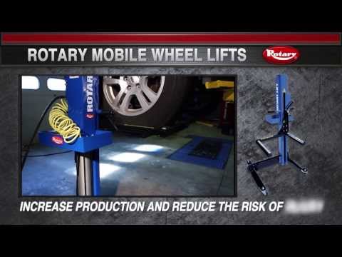 Rotary MW500 | 500 lb Capacity Mobile Tire & Wheel Lift