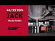 ESCO | Yak 44/22 Ton Air Hydraulic Heavy Duty Jack (92003)