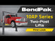 BendPak 10APX | 2-Post Lift 10,000 lb Capacity - Adaptable Clearfloor - Adjustable Width - Screw Pads - High Rise