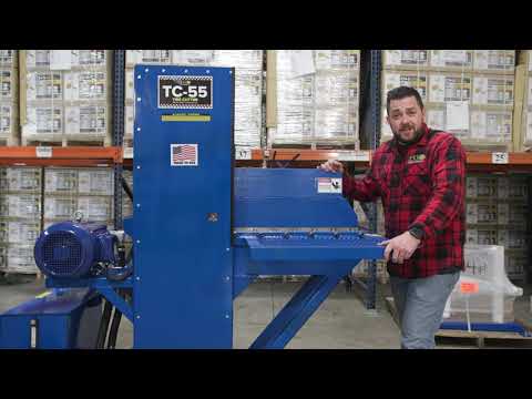 TSI TC-125 Tire Cutter | 49.6 HP Turbo Powered Kubota Diesel Engine