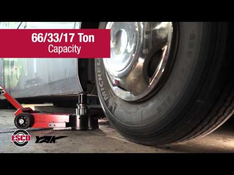 ESCO | Yak 3-Stage 66/33/17 Ton Air Hydraulic Jack (92007)