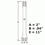 1″ Drive x 475 ft. lb. Torque Bar Extension (GP44475)