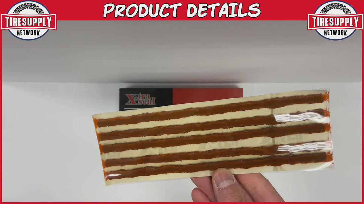 Xtra Seal | Fat Brown 8″ Universal String-Type Tire Repair Plug Inserts (12-362)