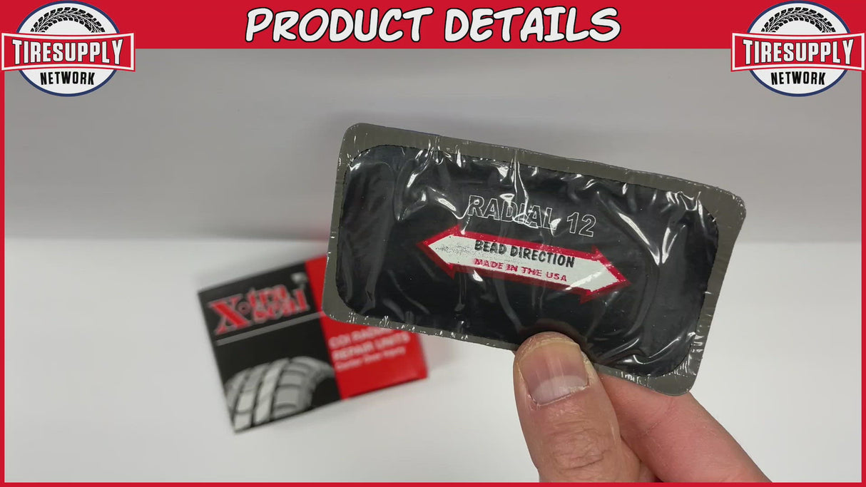 Xtra Seal | Radial 12 Patch Repair - 1 Ply (11-812)