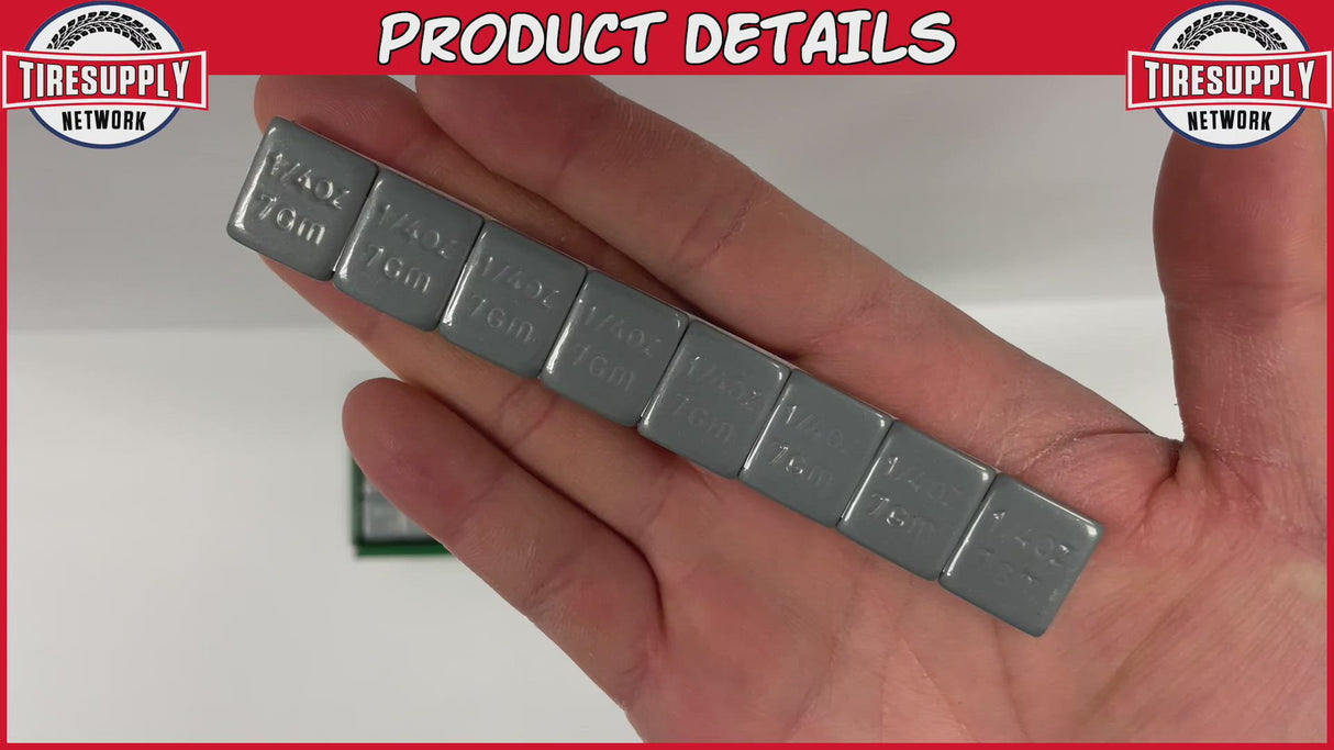 BADA | Steel 1/4 oz Low Profile Stick-On Adhesive Tape-A-Weight (7026FE)