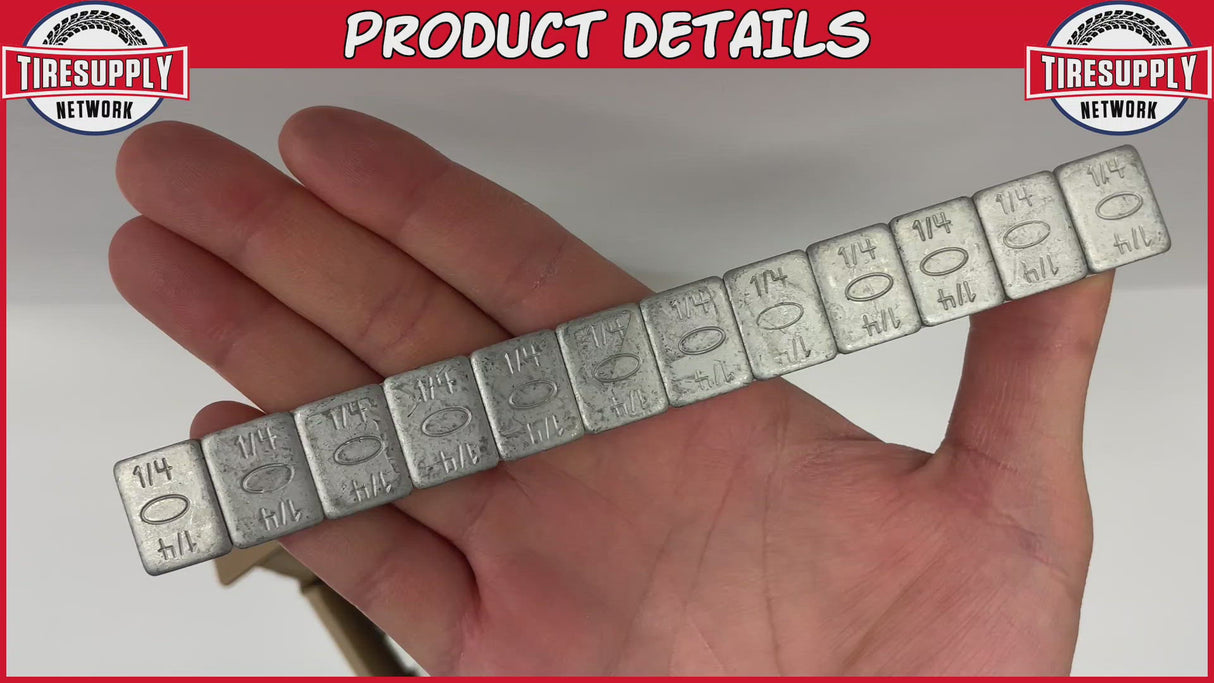 Plombco | StickPro Steel 1/4 oz Stick-On Adhesive Tape Wheel Weight (312FE-52)