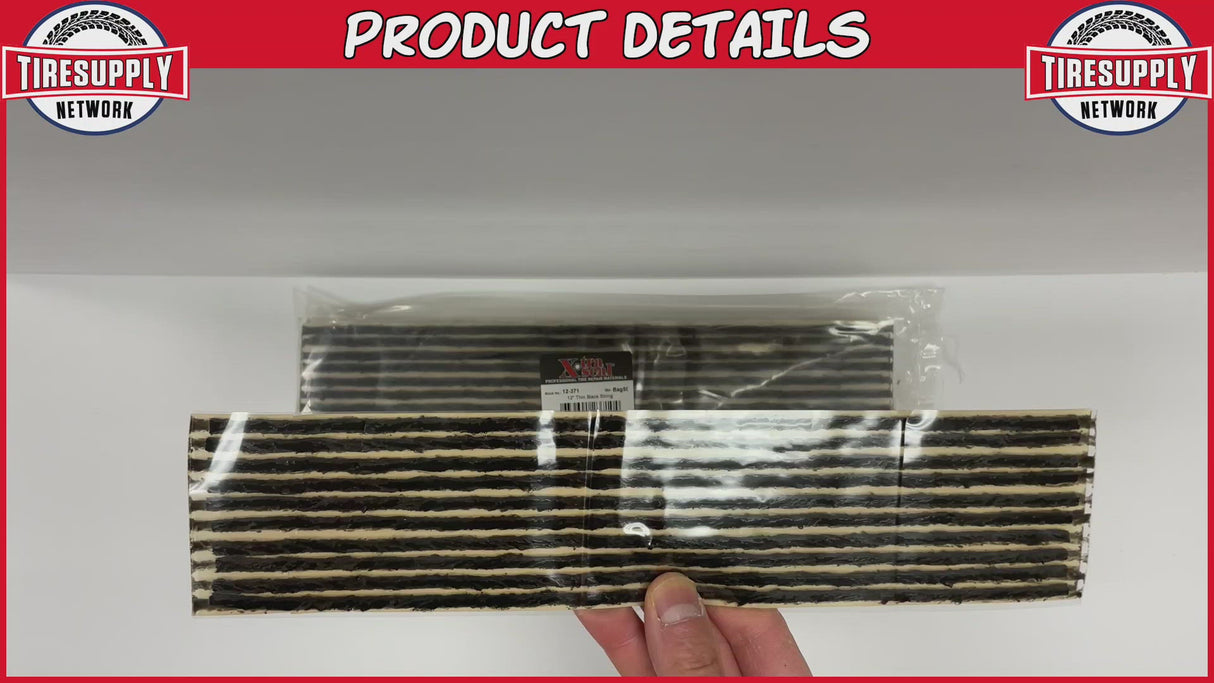 Xtra Seal | Thin Black 12″ String Inserts (12-371)