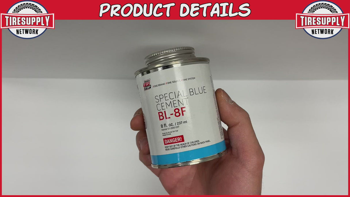 Rema | Special Blue Tire Repair Cement 8 oz Can (BL-8F)
