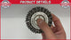 Steel Twist Knot 3″ Wire Wheel, .020″ Wire Gauge, 1/2″-3/8″ Arbor Hole (13533)