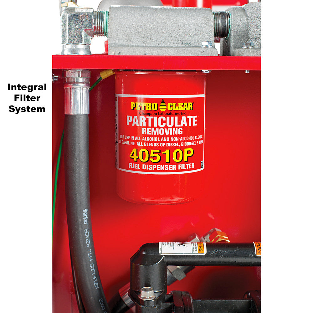 JohnDow Industries | Fuel Chief PRO30 UL Listed Steel Gas Caddy with Manual Pump (FC-P30-UL)