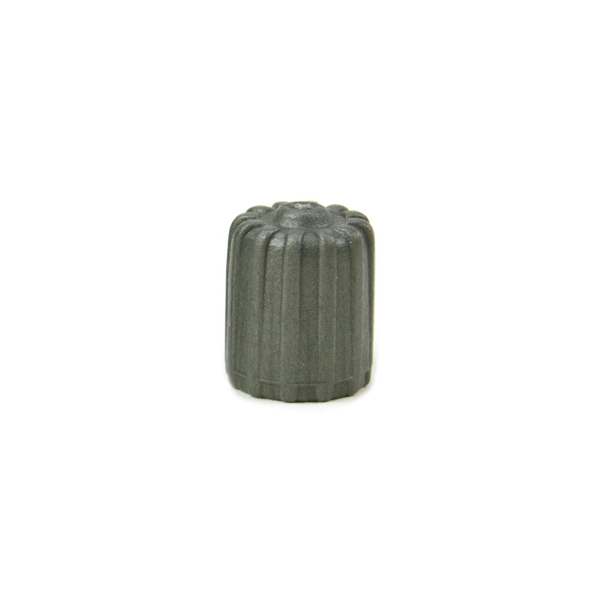 Plastic Valve Cap with Seal, Gray (100 Pack)